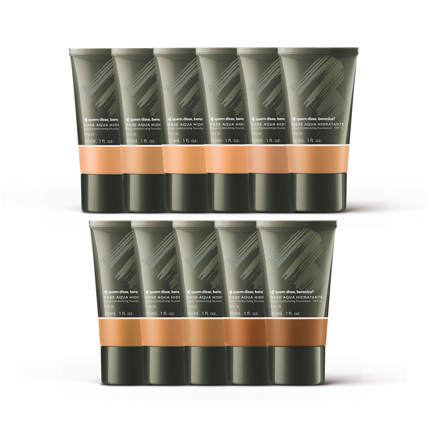 Combo Para Maquiar com Base Aqua Hidratante (11 itens) | QuemDisseBerenice (BR)