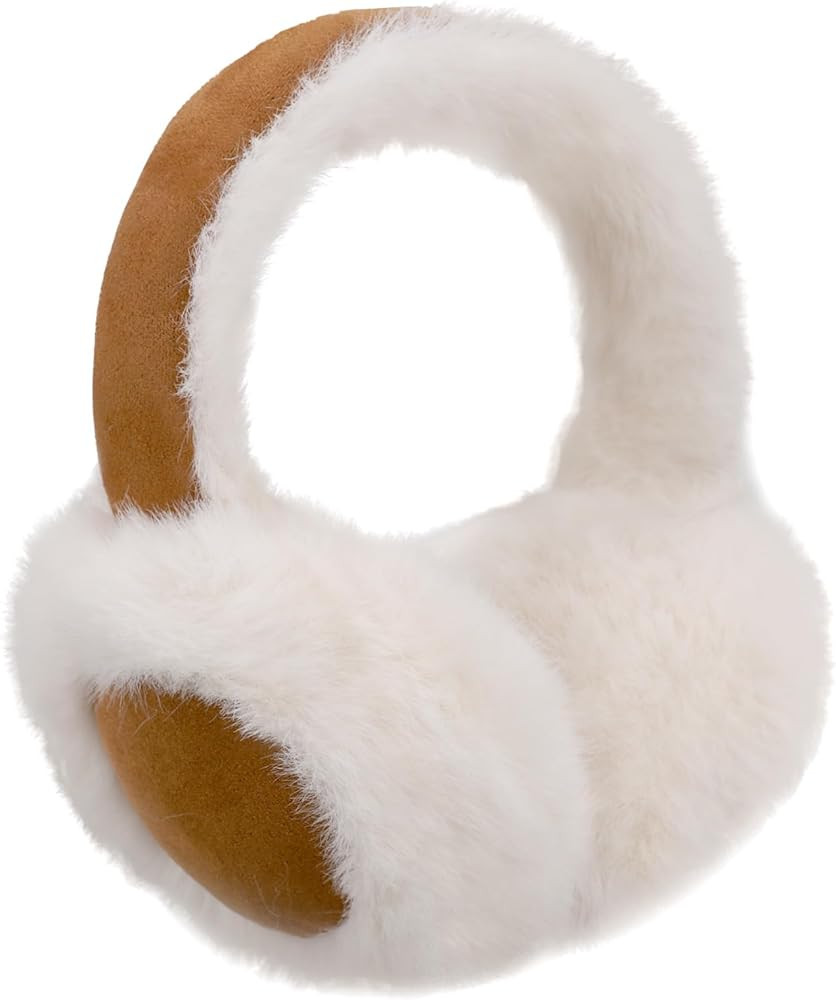 HADM Kids Girls Winter Ear Muffs Ear Cover Soft Faux Suede Headband Plush Foldable Outdoor Ear Wa... | Amazon (US)