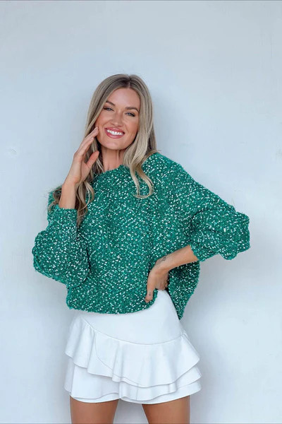 Green Dreams Sweater | Vestique