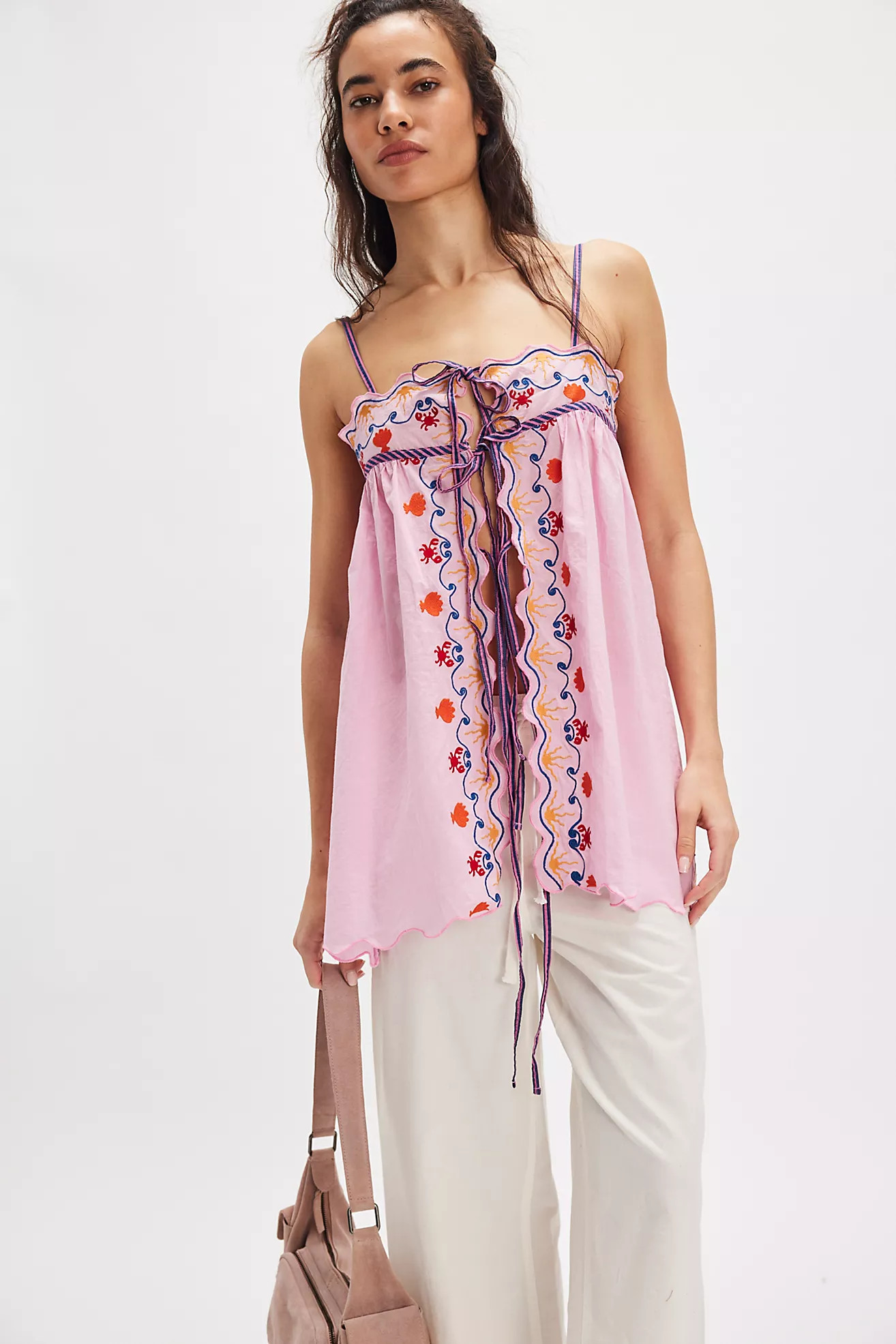 Calypso Ares Tie-Front Top | Free People (UK)