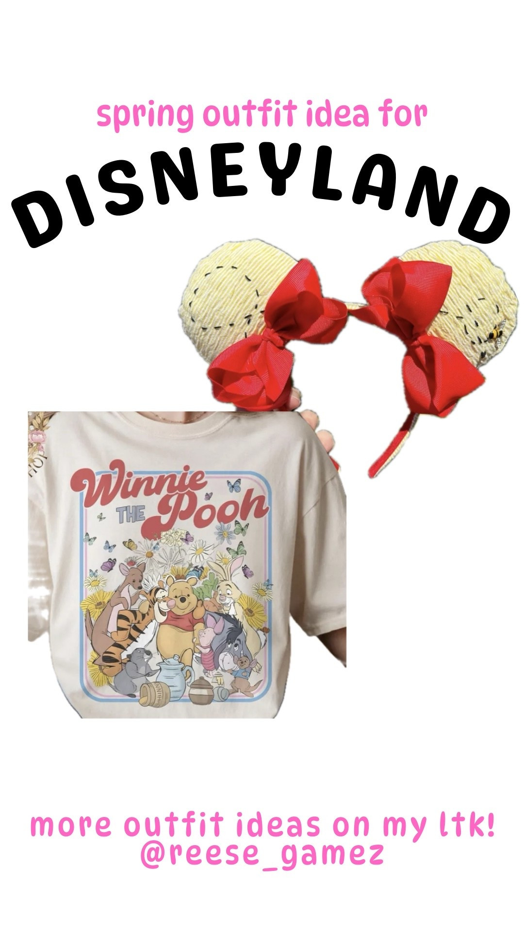 disney outfit, disneyland outfit, disney outfits, disneyland outfits, winnie the pooh outfit, mickey ears, minnie ears

#LTKTravel #LTKSeasonal #LTKootd