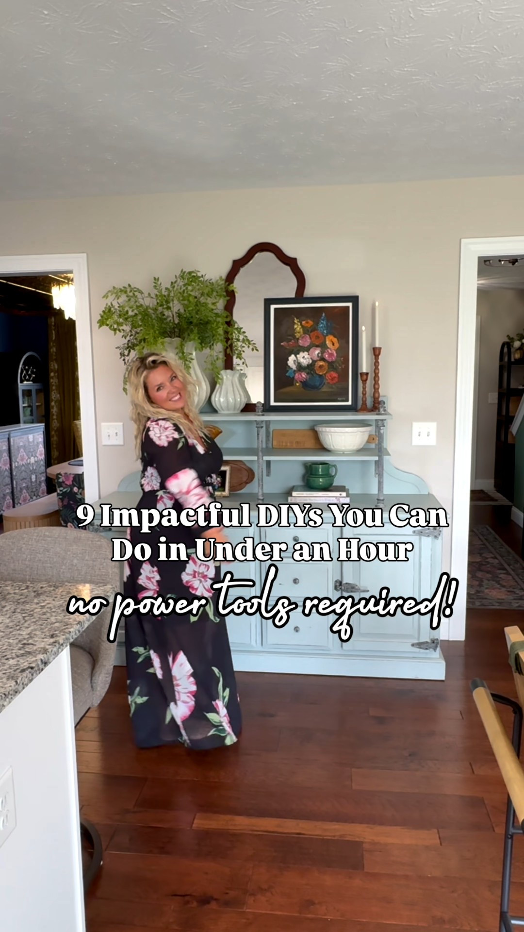 Easy DIYs that make a big impact & don’t require any power tools!! 
*the “frame” tv is only the tape & an image on the YouTube app! Just search “framed art” there is no physical frame on the tv at all!


#LTKOver40 #LTKHome