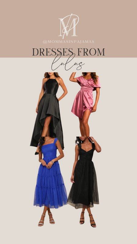 These dresses from Lulu's are the perfect fit for any occasion you have coming up. I'm 5'/34DDD and fit into a size medium in all of them! wedding guest dresses, black wedding guest dresses, pink wedding guest dresses, blue wedding guest dresses, big bust friendly dresses

#LTKparties #LTKSeasonal #LTKwedding