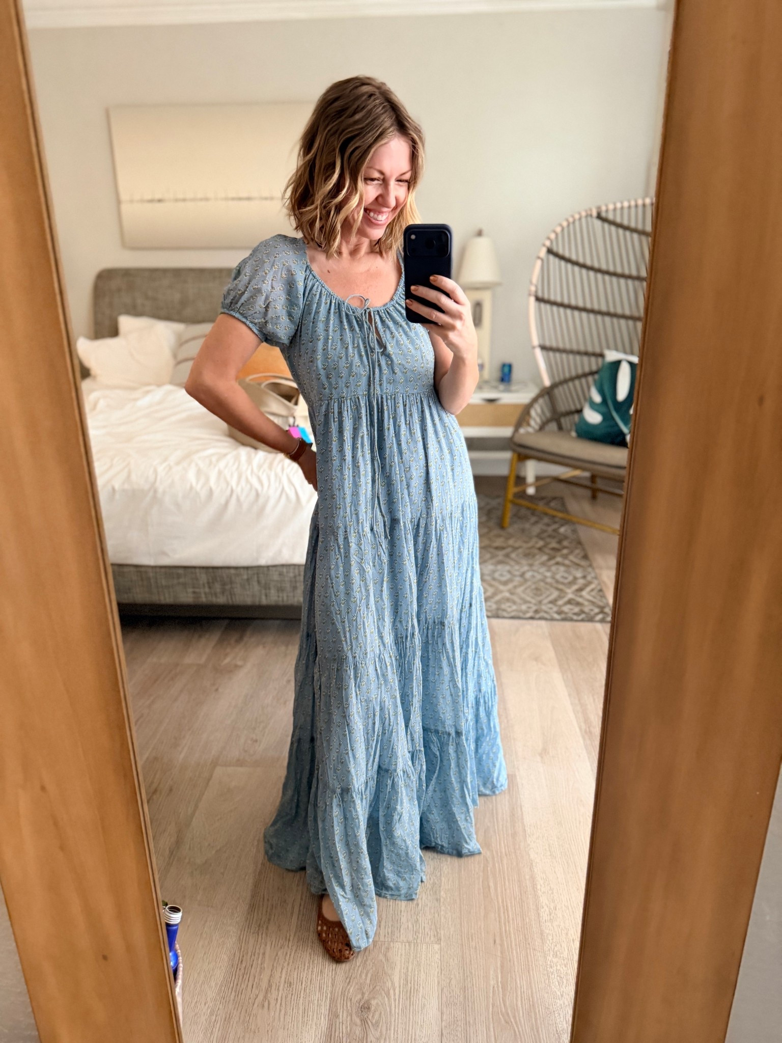 This lightweight, flowy dress is perfect to throw on and go for spring and summer. 
.
Wearing an XS 
Shoes are so comfy and tts
.
| spring dresses | spring outfit | beach dress | vacation outfit | 

#LTKOver40 #LTKootd #LTKPetite