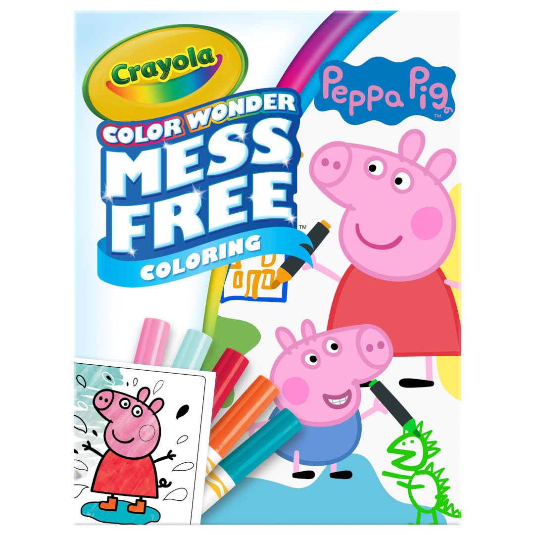 Crayola Color Wonder Prehistoric Pals, Dinosaur Coloring Pages, Mess Free Coloring for Toddlers, ... | Amazon (US)