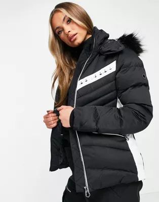 Dare 2b Bejewel II ski jacket in black/white | ASOS (Global)