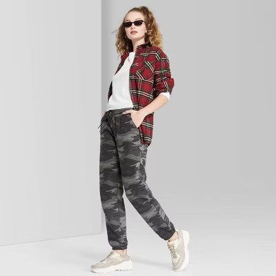Women's High-Rise Vintage Jogger Sweatpants - Wild Fable™ | Target