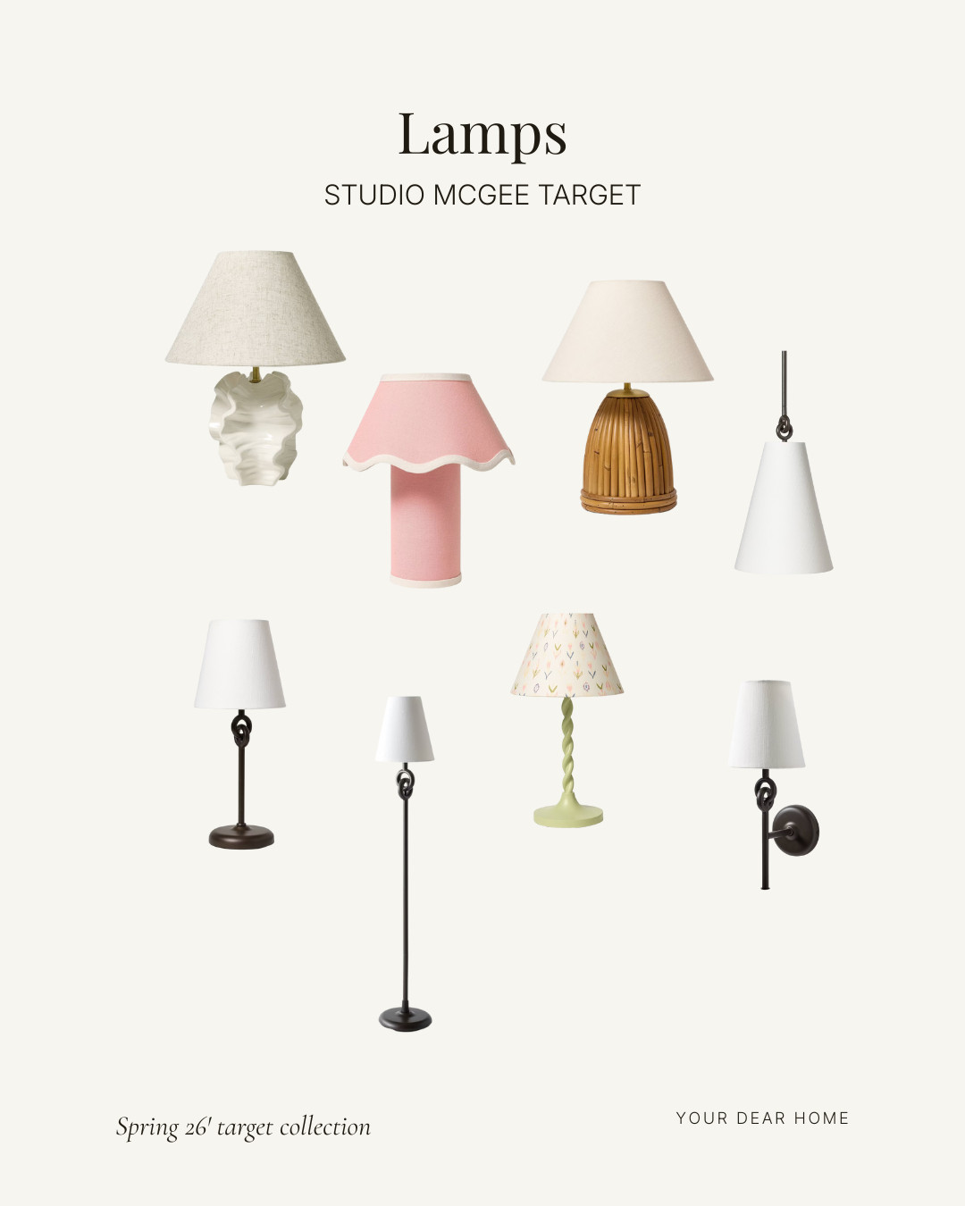 NEW Studio McGee Target Spring 2026 Collection is almost here, releasing 12/28!

Check out stunning their lamps are!! 

 #LTKHome