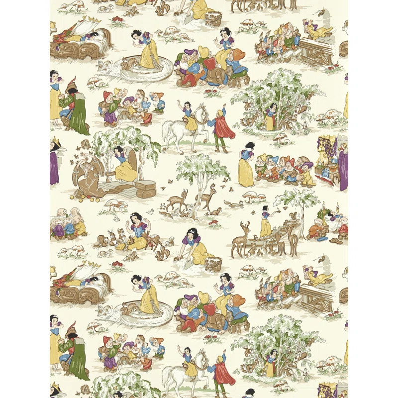Snow White Wallpaper | Wayfair North America