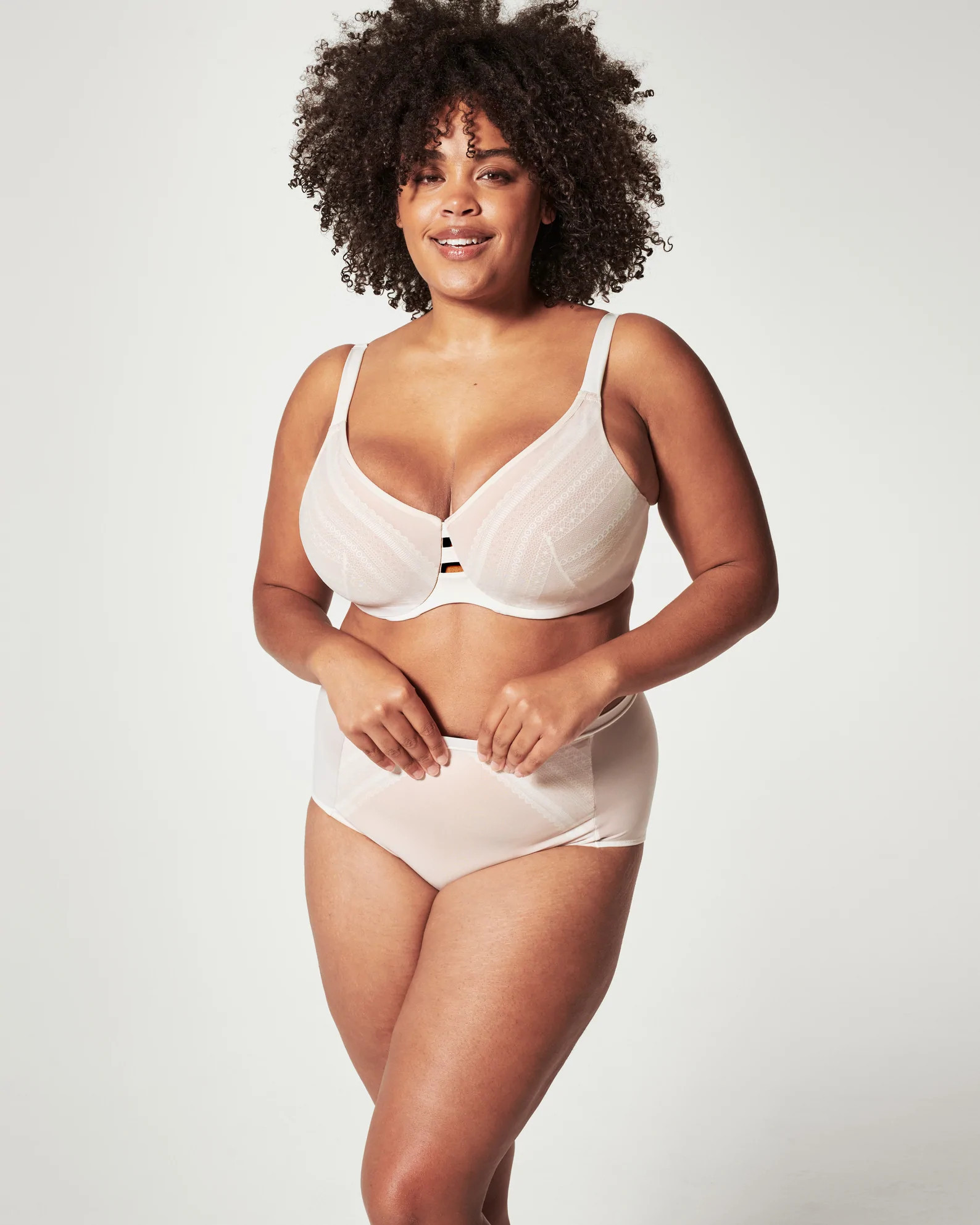 Low Profile Illusion Lace Minimizer Bra | Spanx