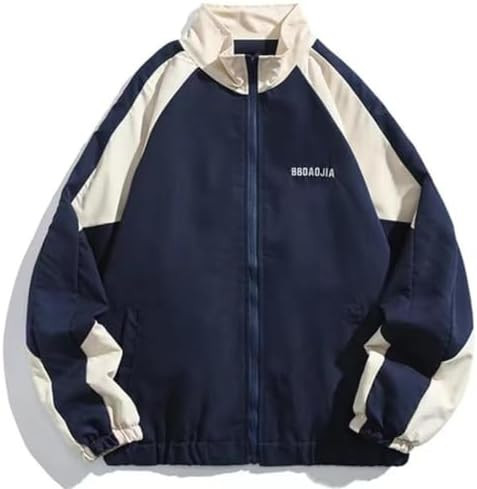 Y2k Jacket Acubi Fashion Y2k Windbreaker Jacket Women Vintage Racing College Jacket Colorblock Ov... | Amazon (US)