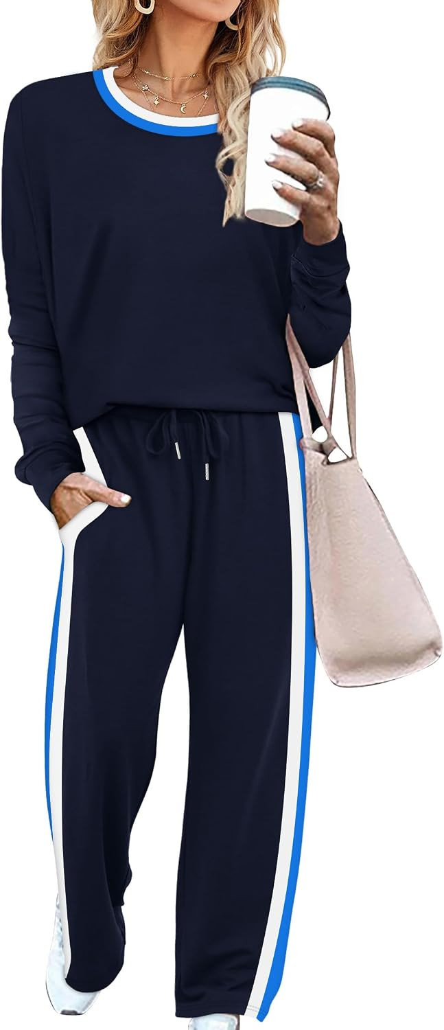 WIHOLL Womens 2 Piece Lounge Sets Fall Outfits Fashion Clothing Clothes | Amazon (US)