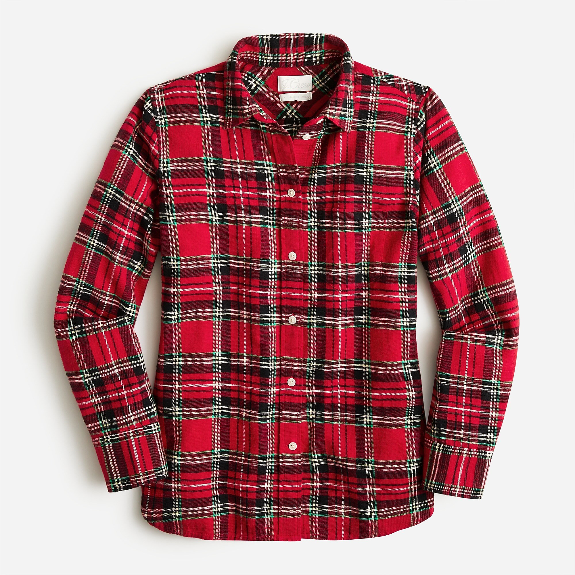 Classic-fit flannel shirt in Good Tidings plaid | J. Crew US
