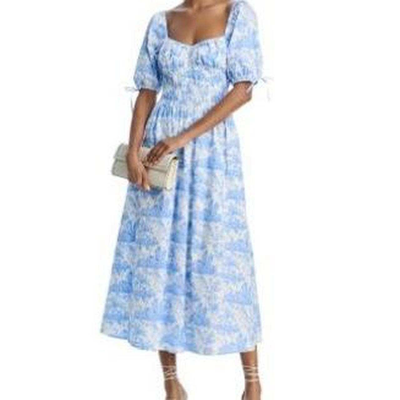 Bloomingdale's Women's Dress - Blue - XXS | Depop US