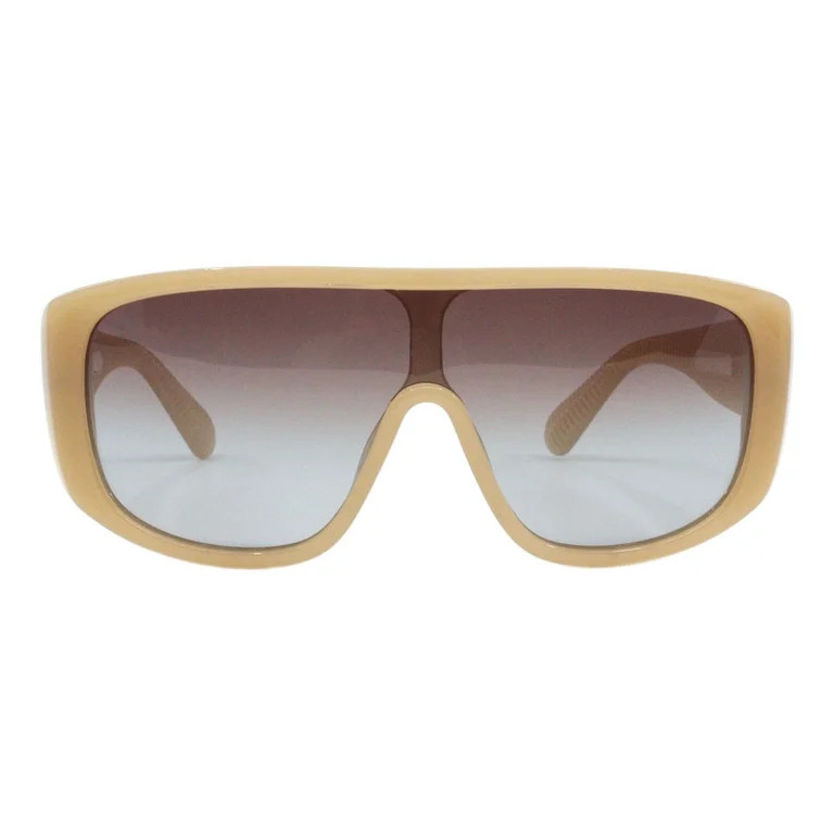 Women's Polarized Sunglasses Oversized Square Shield Style UV400 Tan, Brown | Walmart (US)