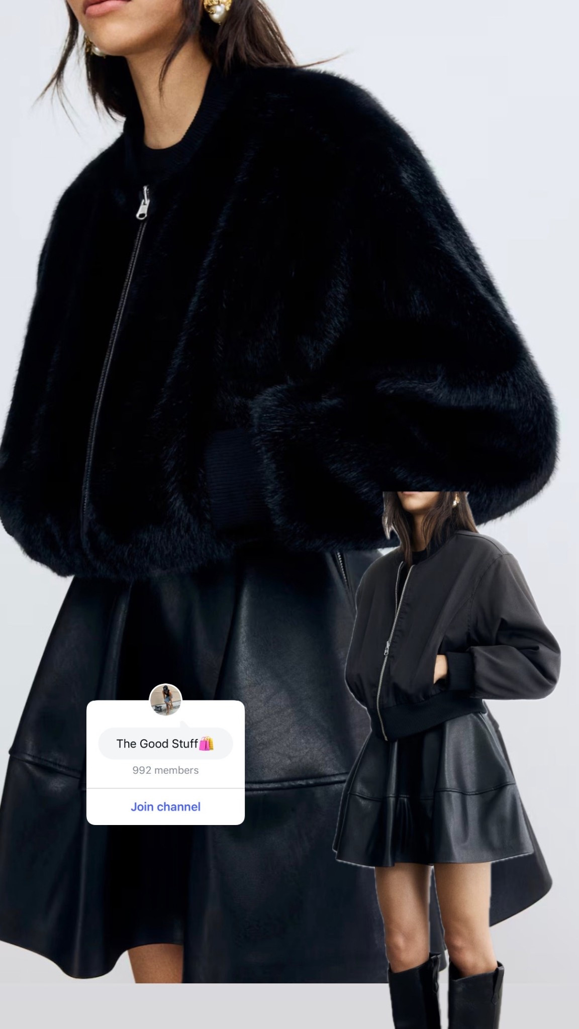 Reversible furry bomber jacket 👌🏽!

#LTKPetite #LTKFindsUnder100 #LTKFindsUnder50