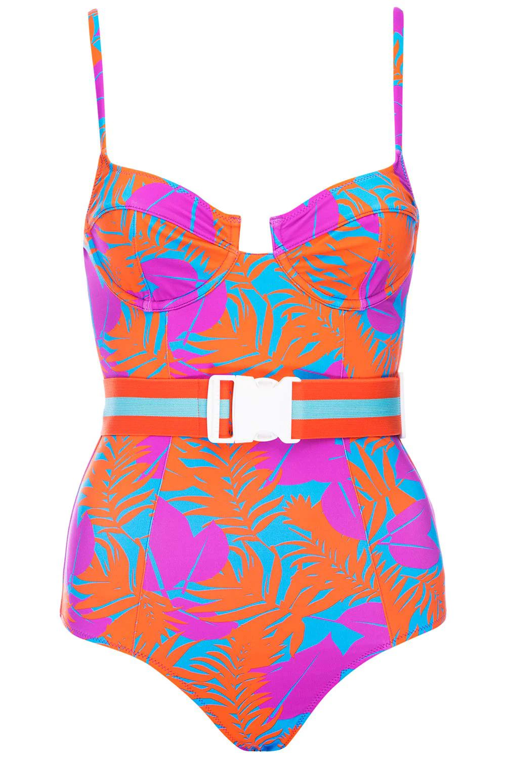 Montego Underwire Tropical Swimsuit | VETCHY