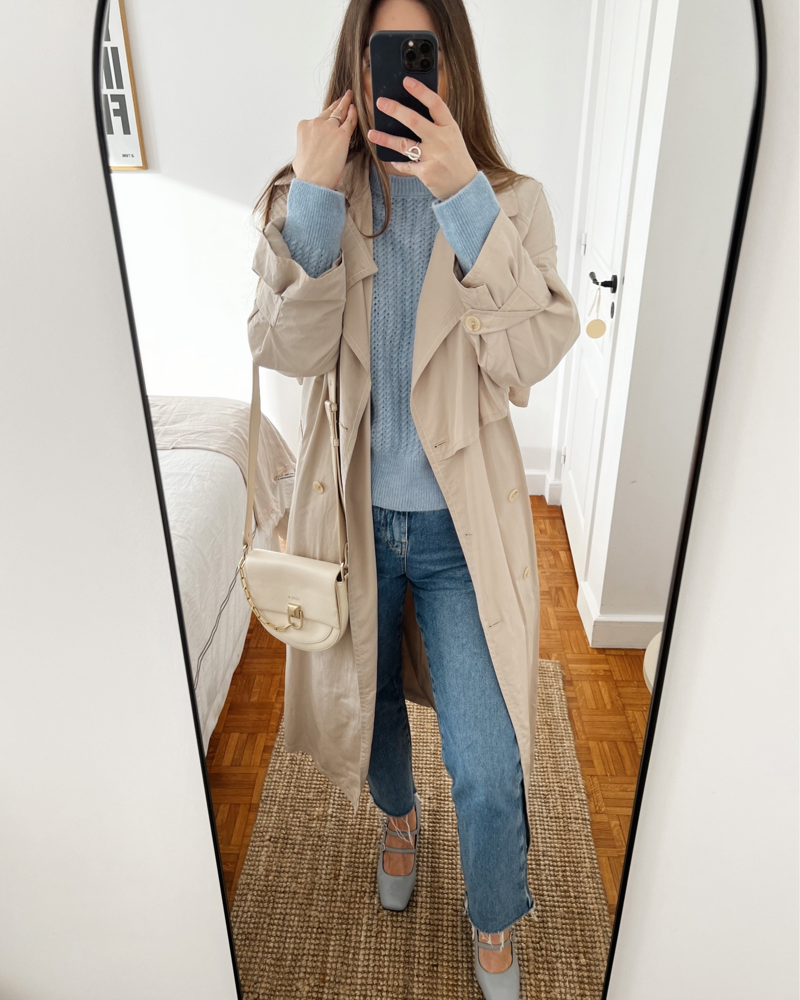 Mary Jane shoes and trench coat season are here! With crop jeans to keep casual and completing with Furla bag. My shoes are sold out so I founded a few similars. #maryjaneshoes #trenchcoat #gabardine #beigetrenchcoat #cropjeans #croppedjeans #straightjeans #babiesshoes #salomes #escarpins #handbag #furla #bocage 

#LTKeurope #LTKstyletip #LTKshoecrush