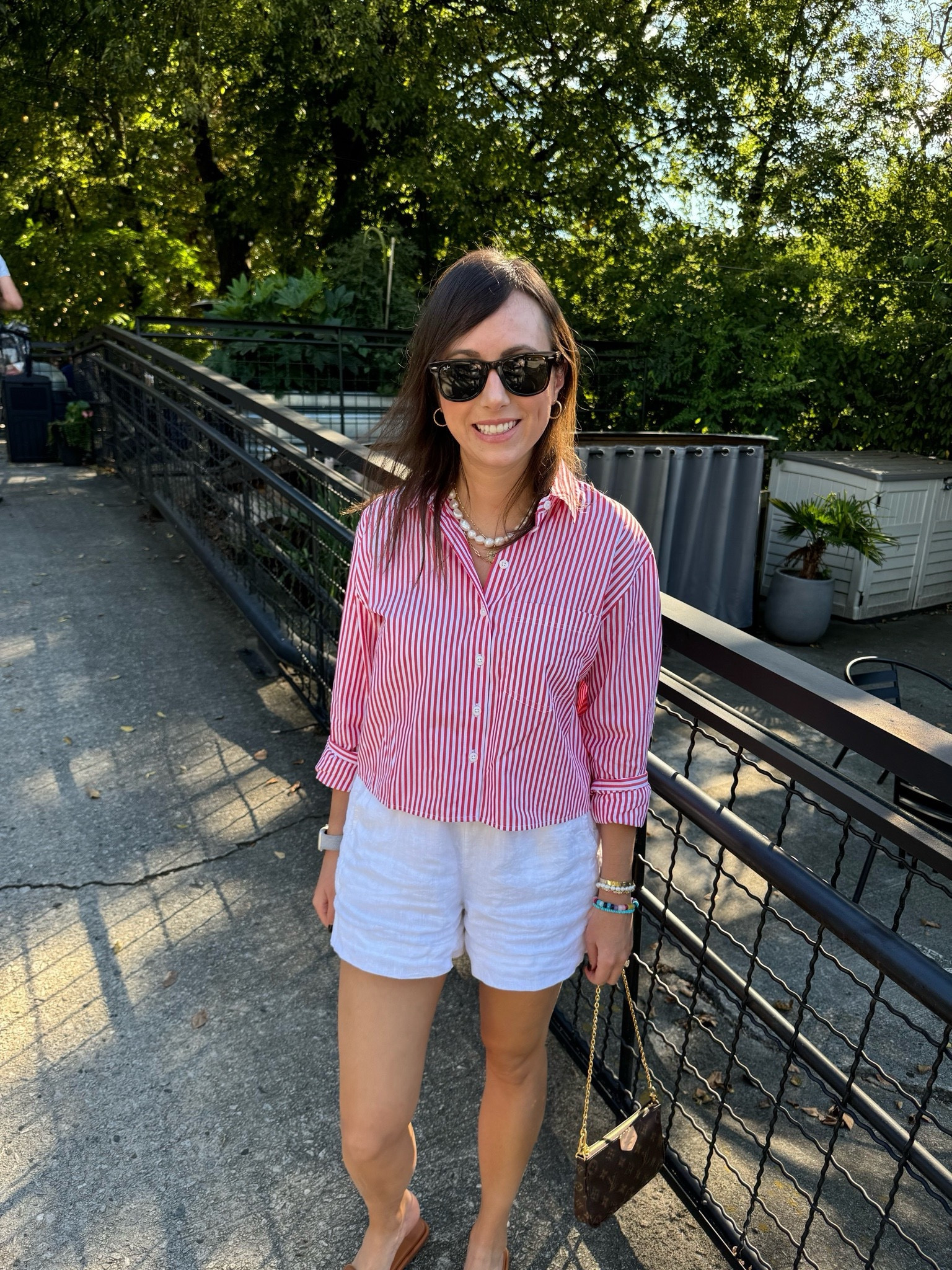 J crew red stripe button down (size 2) with white linen shorts (xs)



#LTKSeasonal #LTKFindsUnder100 #LTKStyleTip