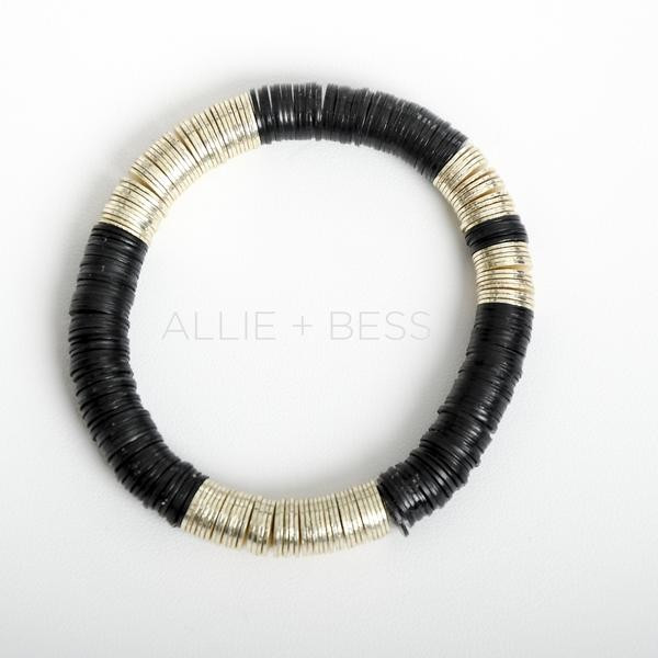 Black Vinyl Base 8mm | Allie + Bess