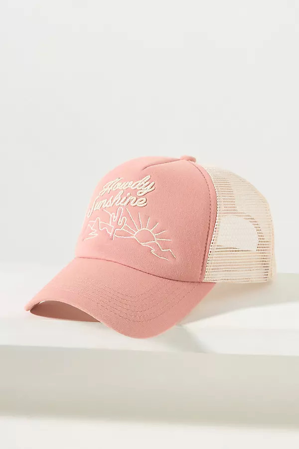 Worn/West Howdy Sunshine Trucker Hat | Anthropologie (US)