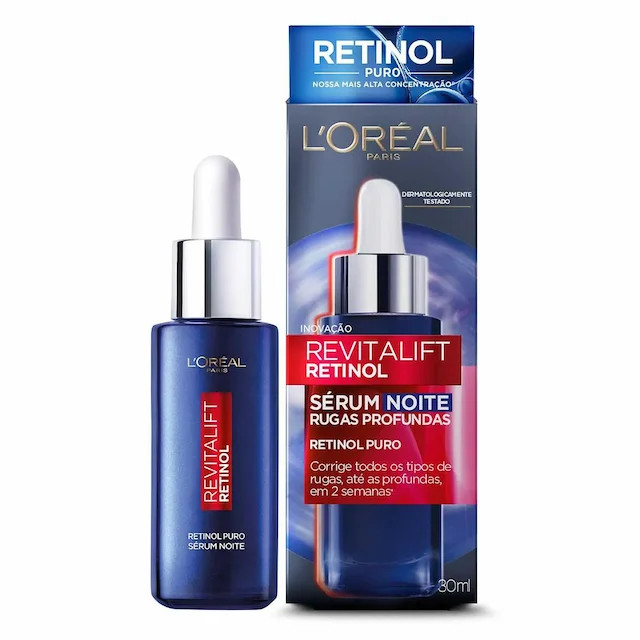 Sérum Antirrugas Noite L'Oréal Paris Revitalift Retinol 30ml | Drogasil BR