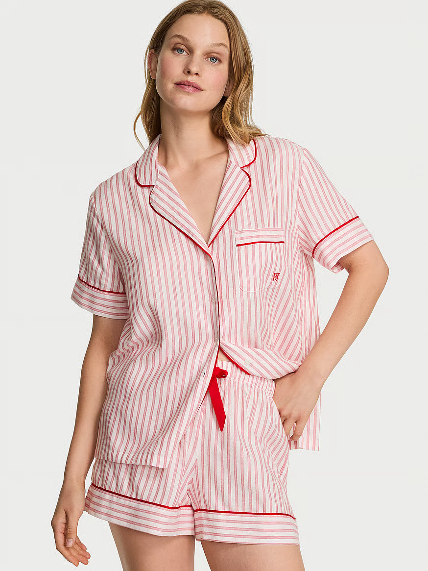 Buy Flannel Short Pajama Set, Print - Order Pajamas Sets online - Victoria's Secret US | Victoria's Secret (US / CA )
