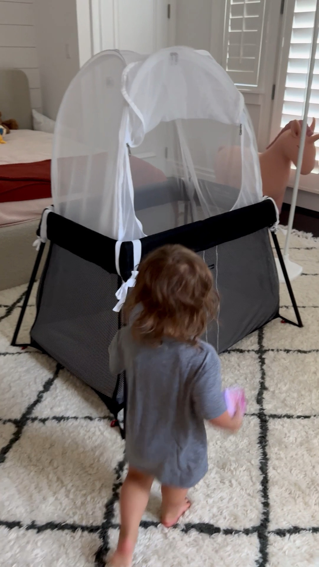 She started jumping out of the crib so now got this temporarily til her new bed comes. Doesn’t trap heat and breathable mesh. 

#cribteepee 

#LTKBaby #LTKKids