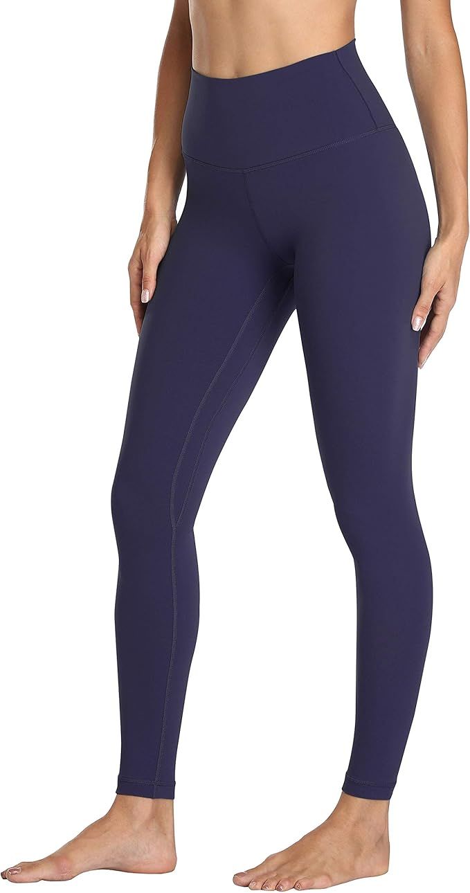 Mipaws Women's High Rise Leggings Full-Length Yoga Pants with Tummy Control Seamless Waistband | Amazon (US)
