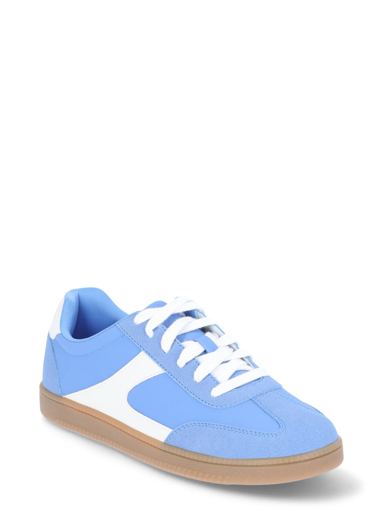No Boundaries Lace Up Sporty Sneakers, Women's | Walmart (US)