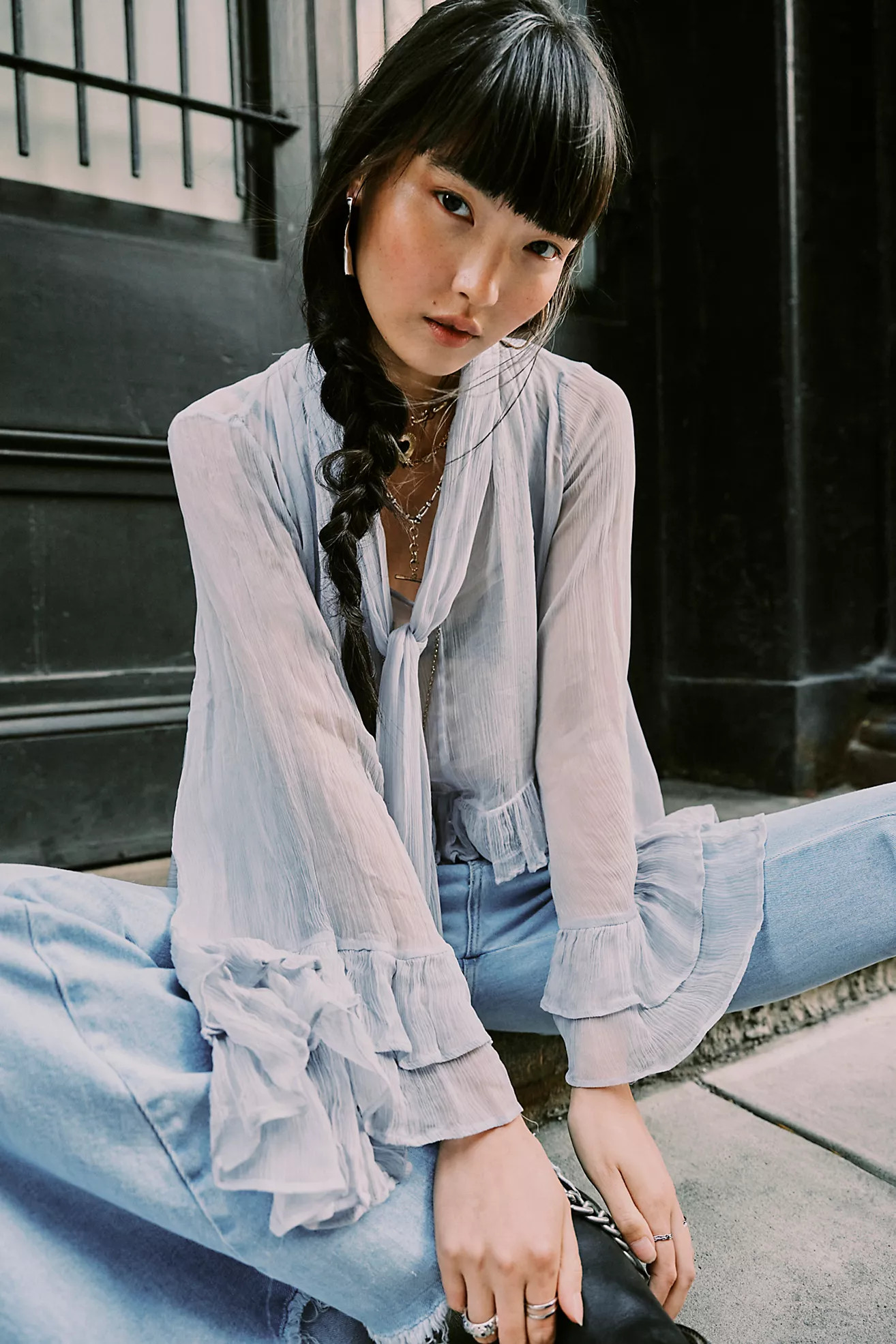 Full Sleeve Frill Top | Free People (Global - UK&FR Excluded)