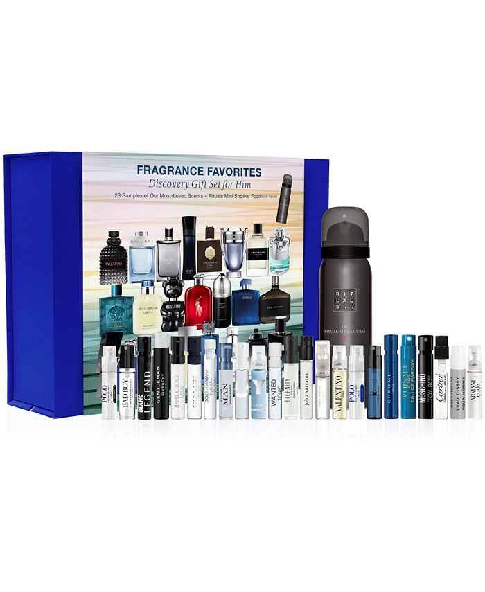 23-Pc. Fragrance Favorites Discovery Sampler Gift Set For Him, Created for Macy's | Macys (US)