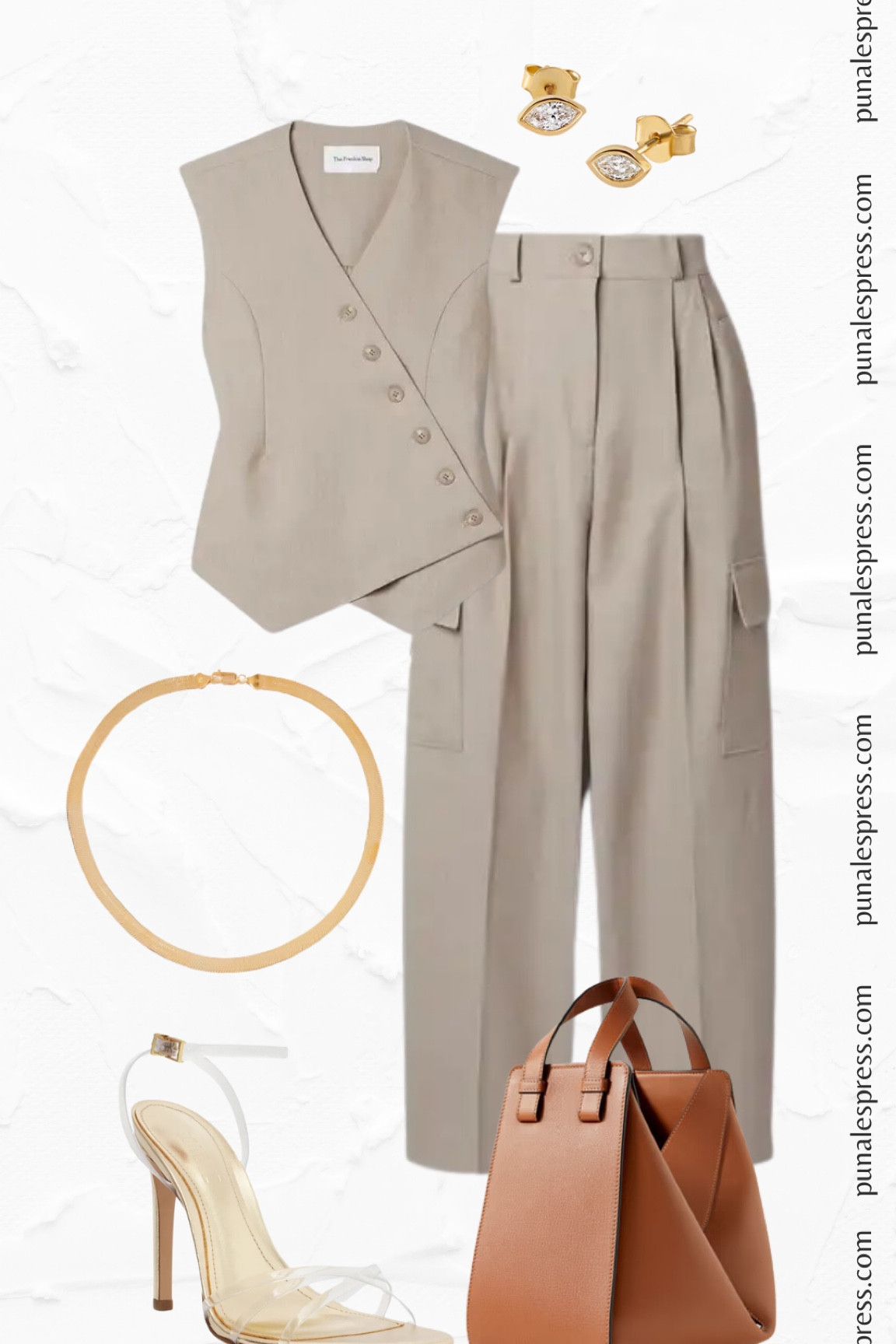 Elevate your business wardrobe with our Maesa woven vest paired flawlessly with wide-leg pants. Effortless chic for any occasion. 🌿 #LTKfashion #EffortlessStyle #ootd

#LTKActive #LTKtravel #LTKworkwear