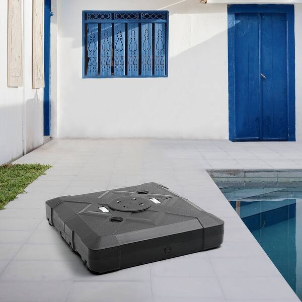 Pellebant 220 lbs Patio Cantilever Umbrella Base with Wheels - N/A - On Sale - Overstock - 345569... | Bed Bath & Beyond