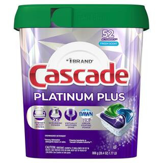 Platinum Plus Dawn Fresh Scent Dishwasher Detergent Pods (52-Count) | The Home Depot