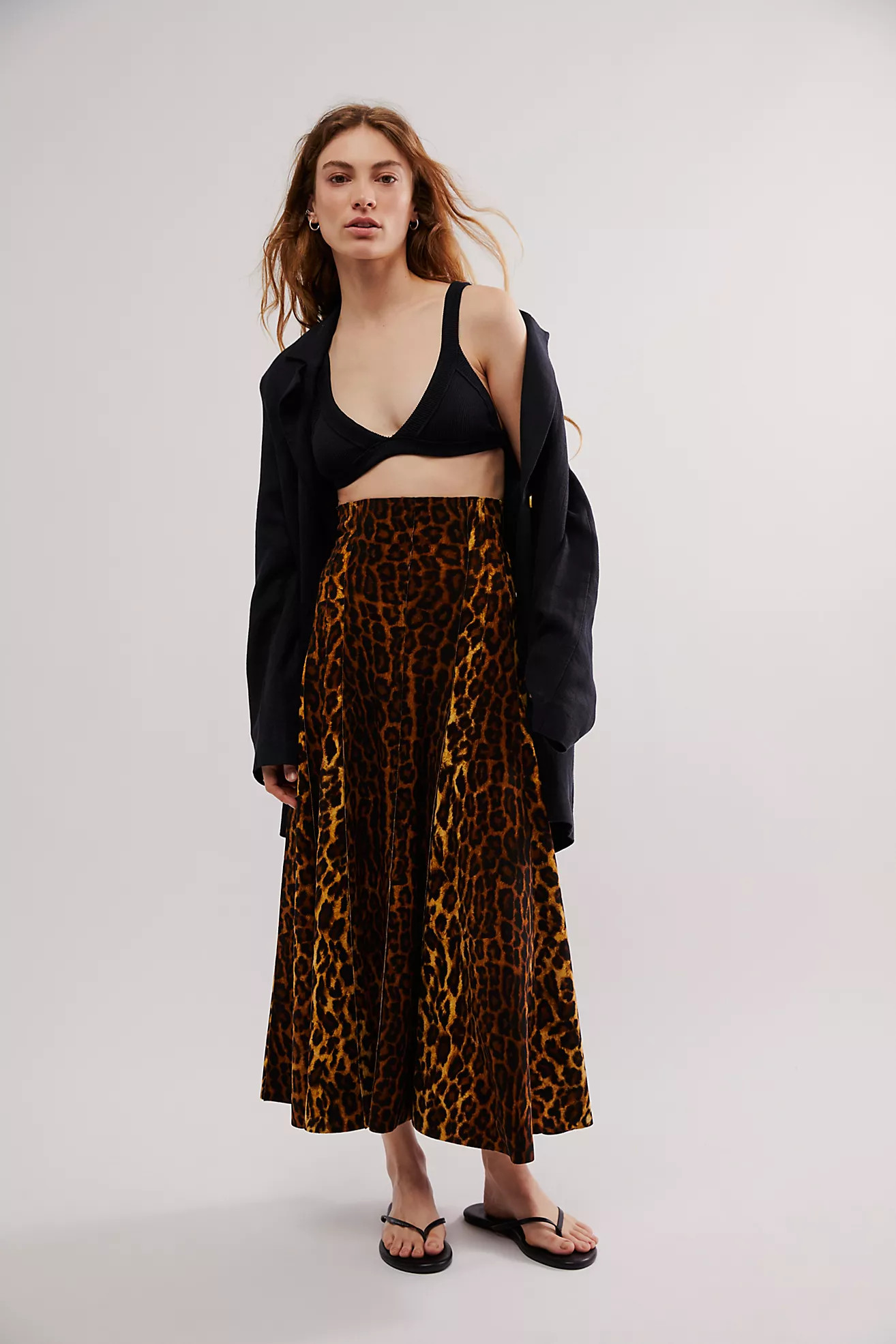 Norma Kamali Leopard Grace Skirt | Free People (Global - UK&FR Excluded)