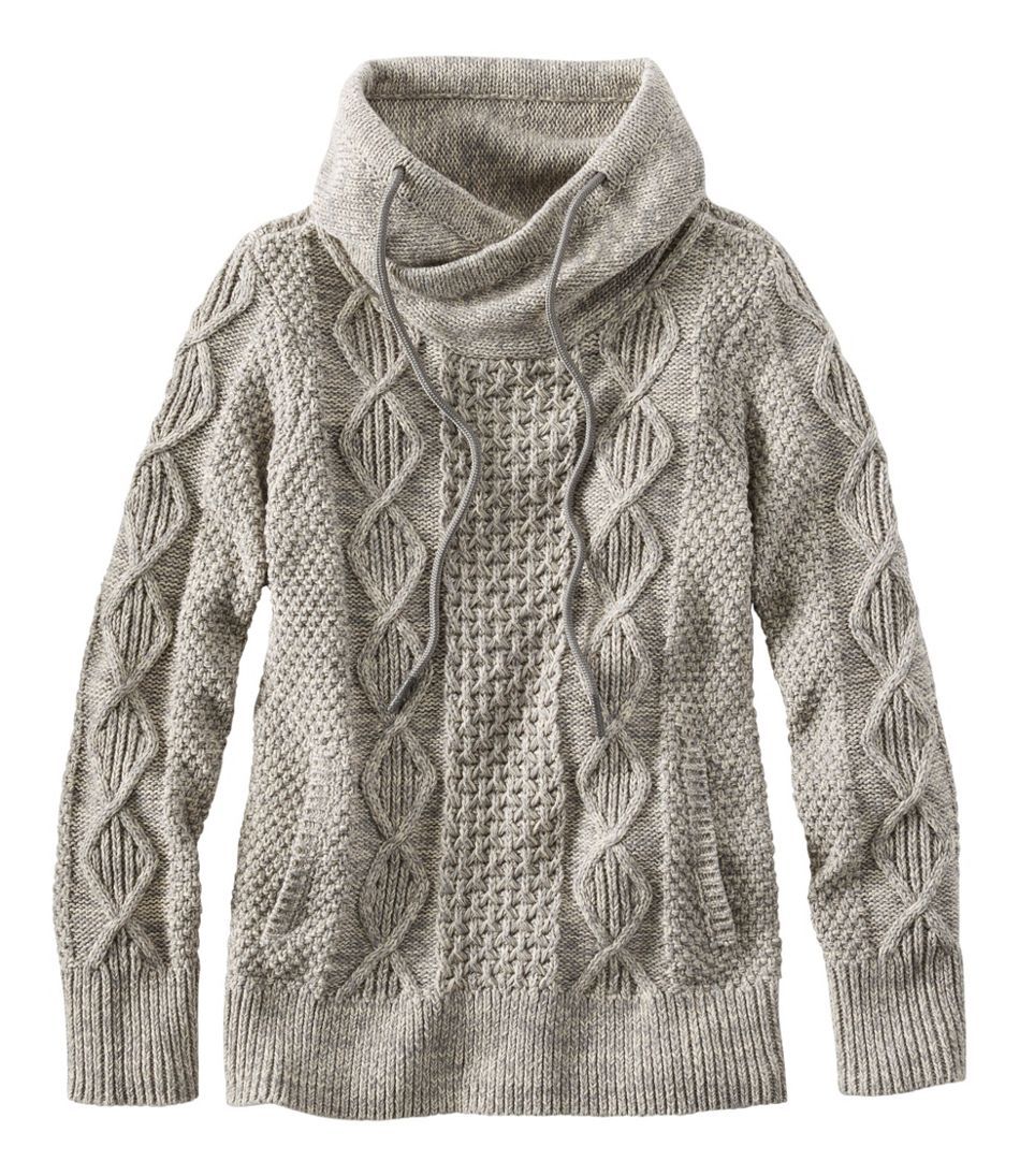 Women's Signature Cotton Funnelneck Sweater | L.L. Bean