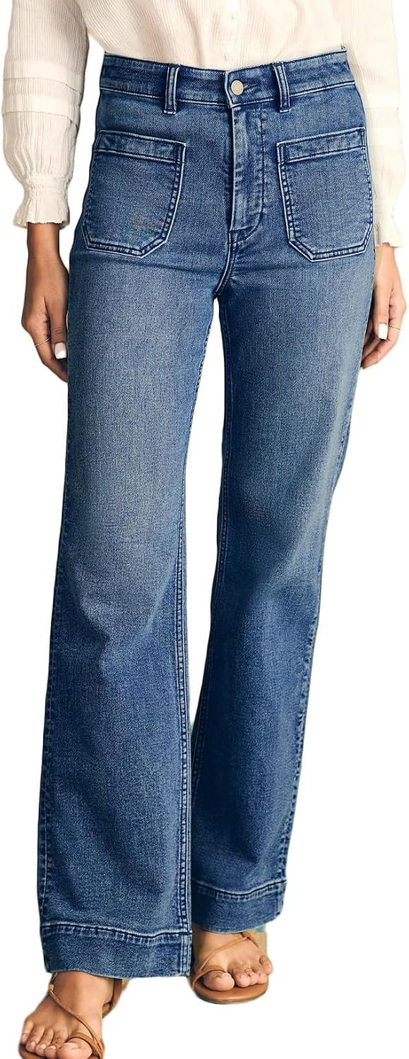 Astylish Women's Wide Leg Jeans High Waisted Denim Pants | Amazon (US)