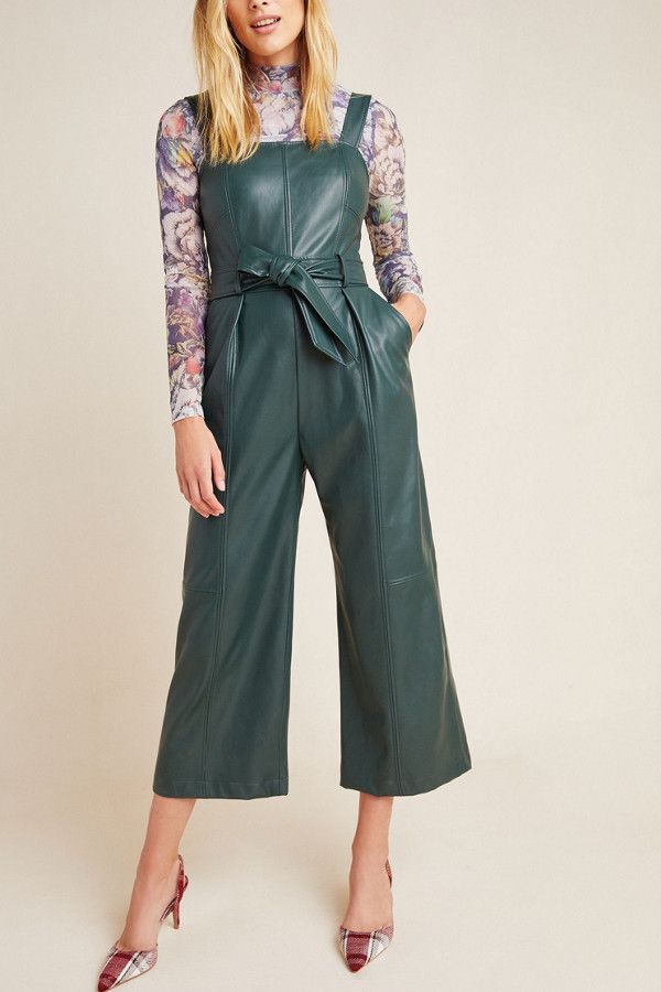 Samira Faux Leather Jumpsuit | Nuuly