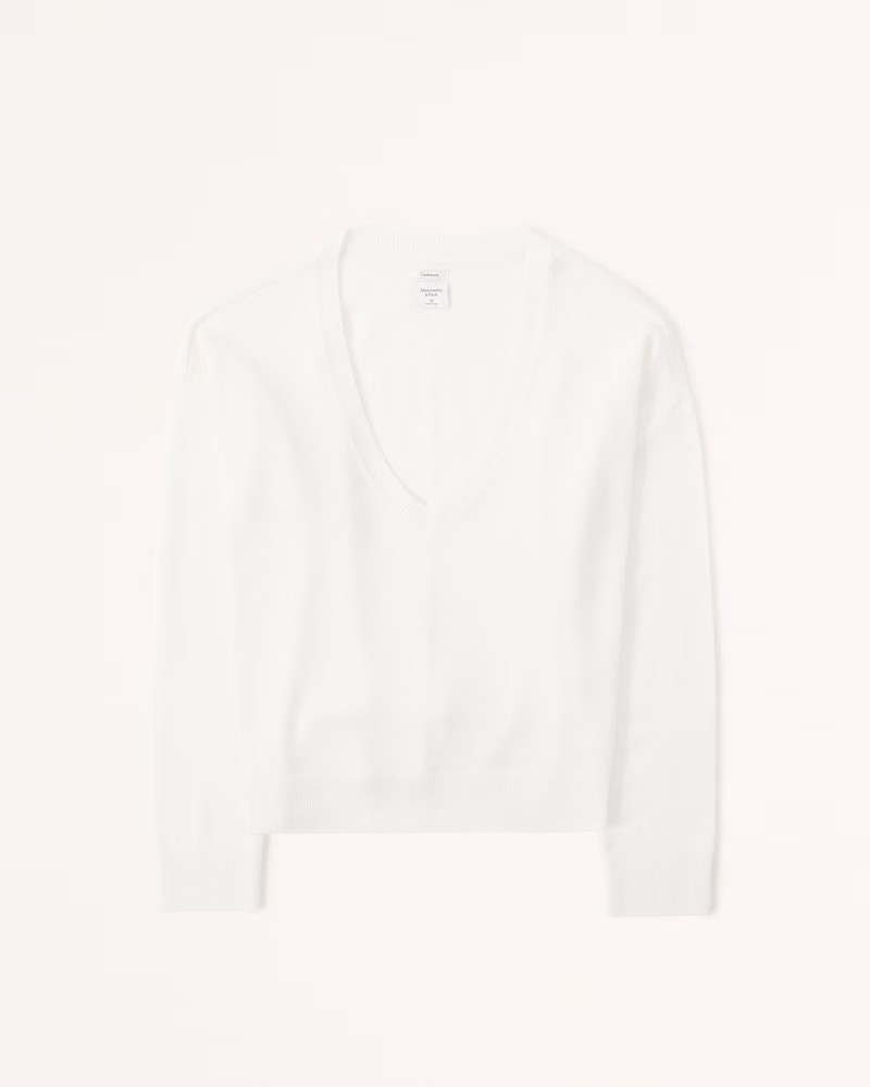 Cashmere V-Neck Sweater | Abercrombie & Fitch (US)