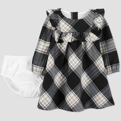 Baby Girls' Plaid Dress - Just One You® made by carter's Black | Target
