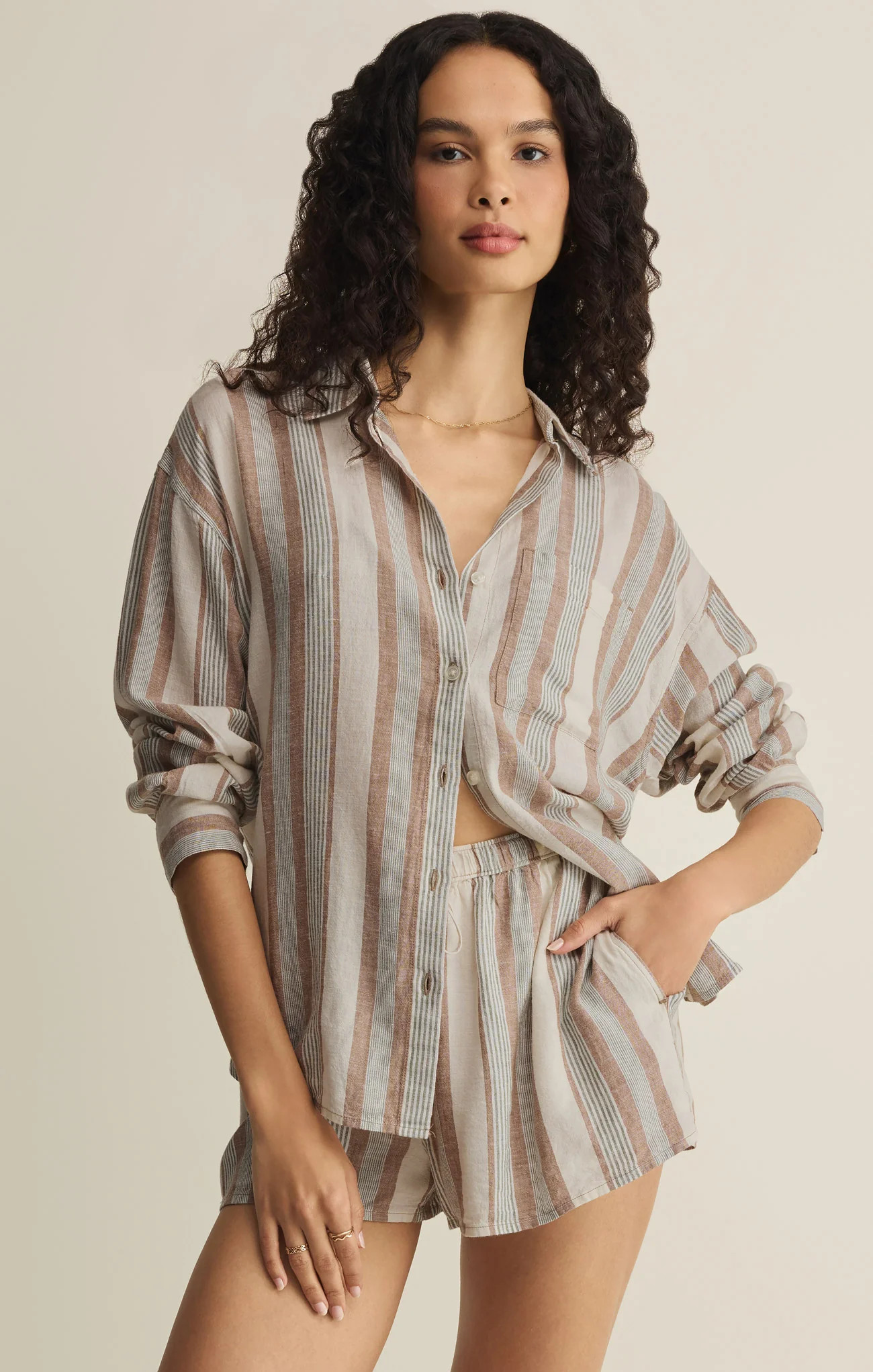 The Perfect Linen Striped Short | Z Supply