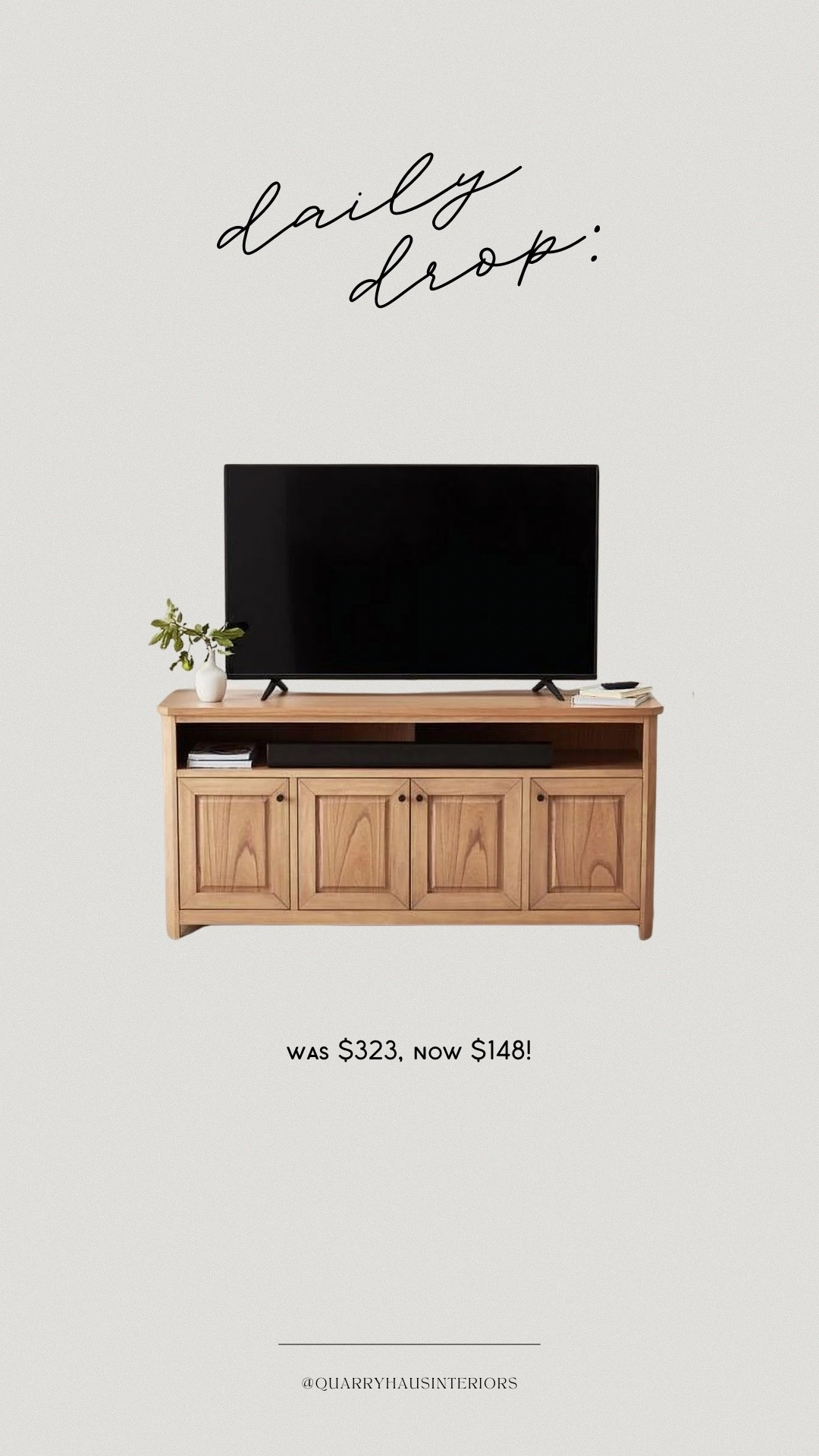 🚨 SUPER SALE! 🚨 

This wood look tv stand is on super sale!! Now under $150!

#LTKSaleAlert #LTKHome