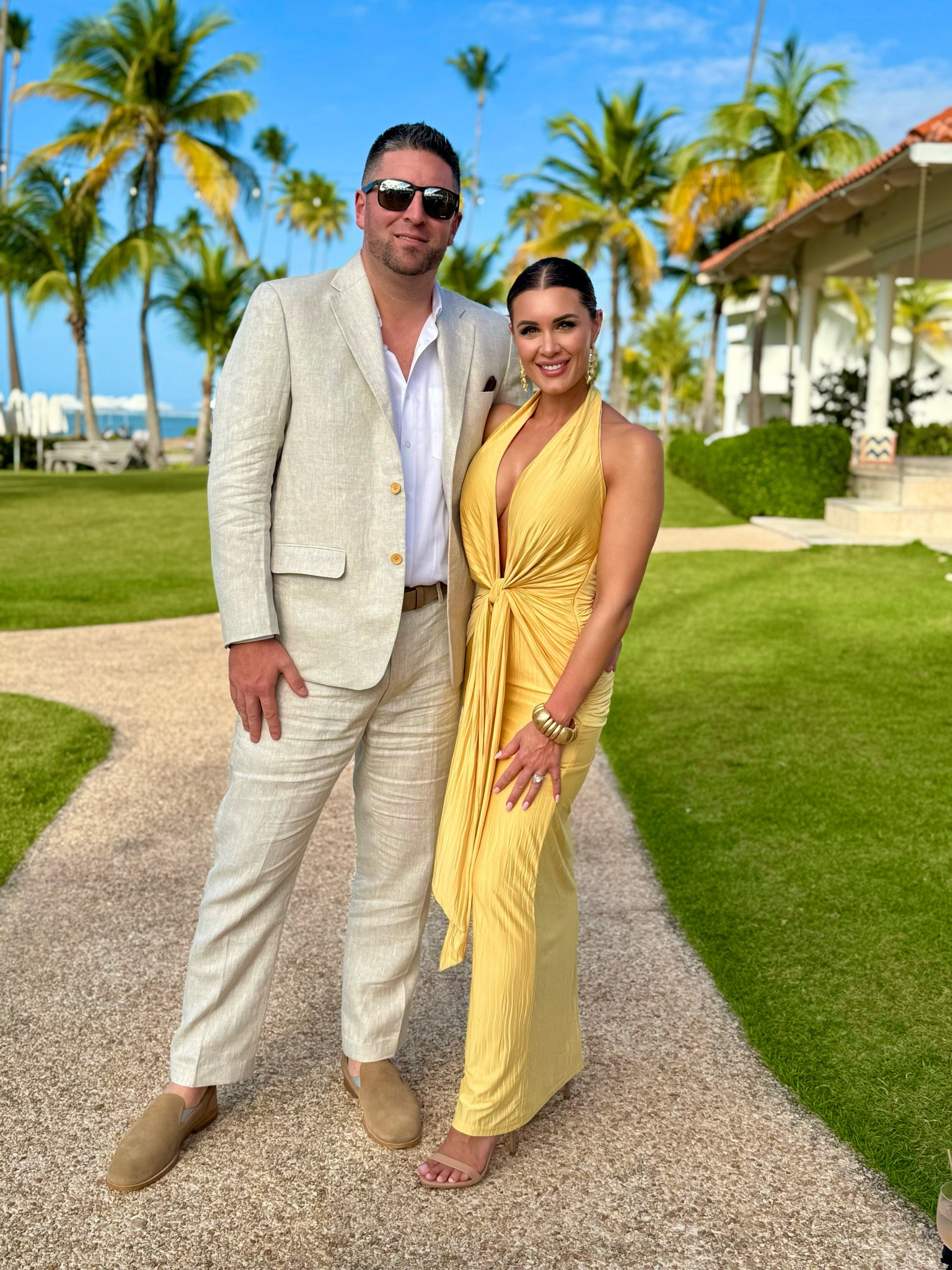 Tropical wedding 
#weddingdress
#tropicalwedding 


#LTKWedding #LTKStyleTip #LTKBeauty