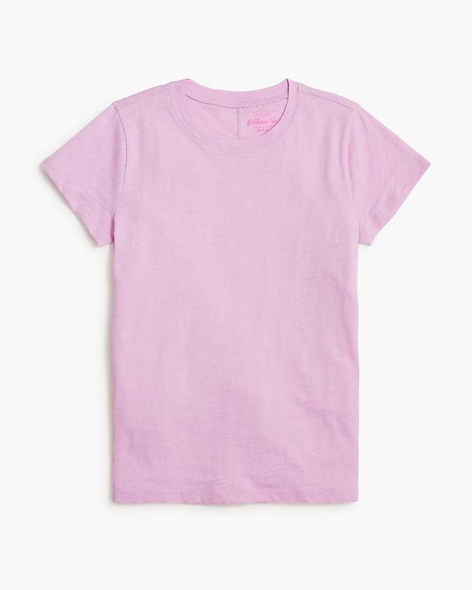 Girls' girlfriend crewneck tee | J.Crew Factory