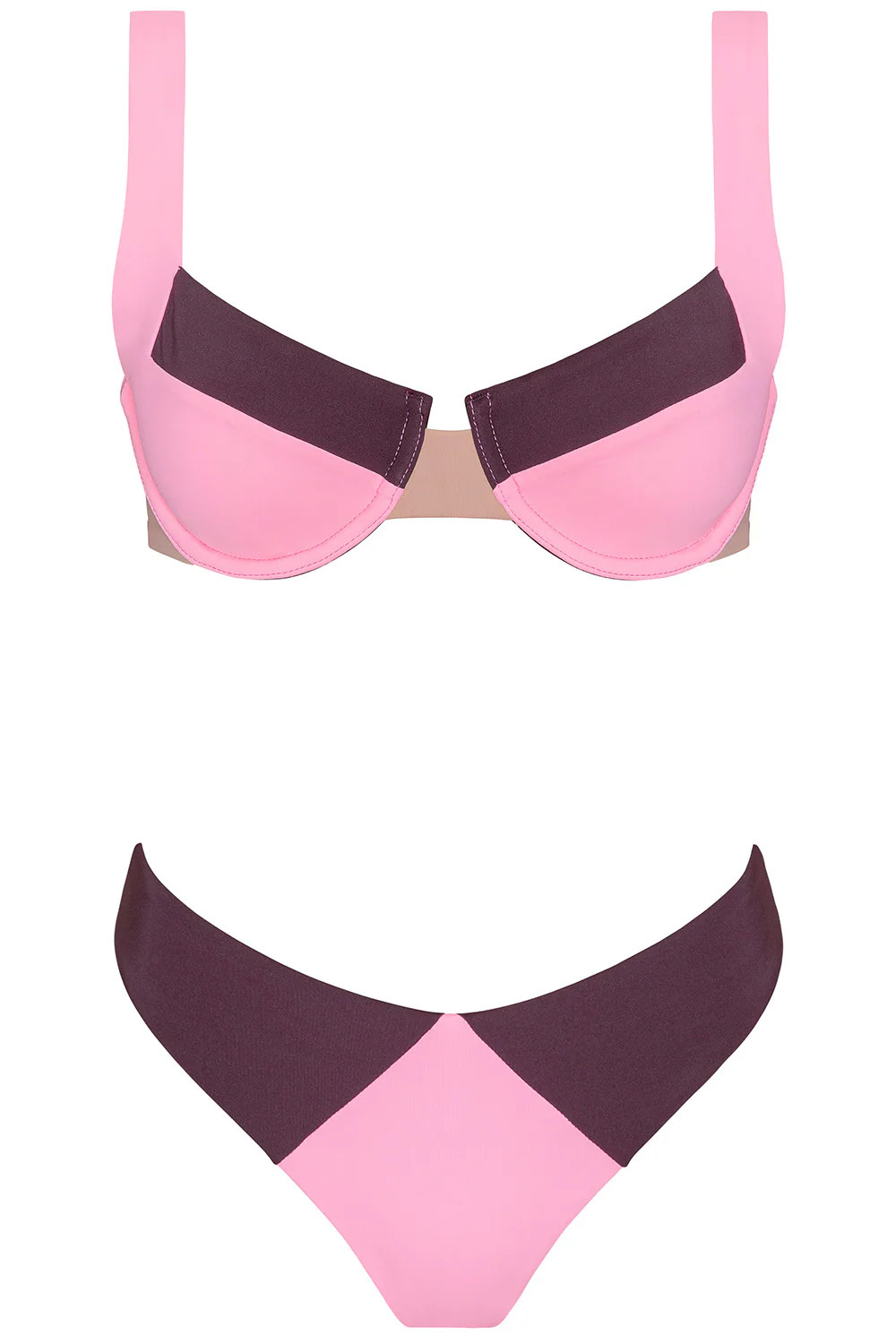 Laguna Bikini Tricolor Dolce Set | VETCHY LLC