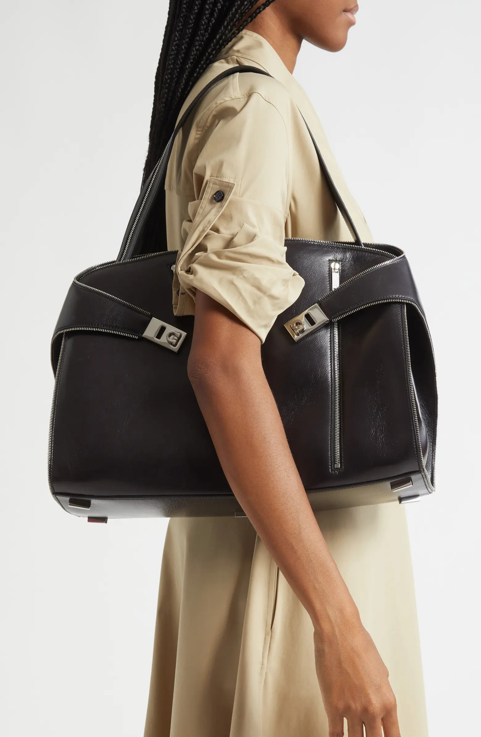 Medium Hug Multizip Shoulder Bag | Nordstrom