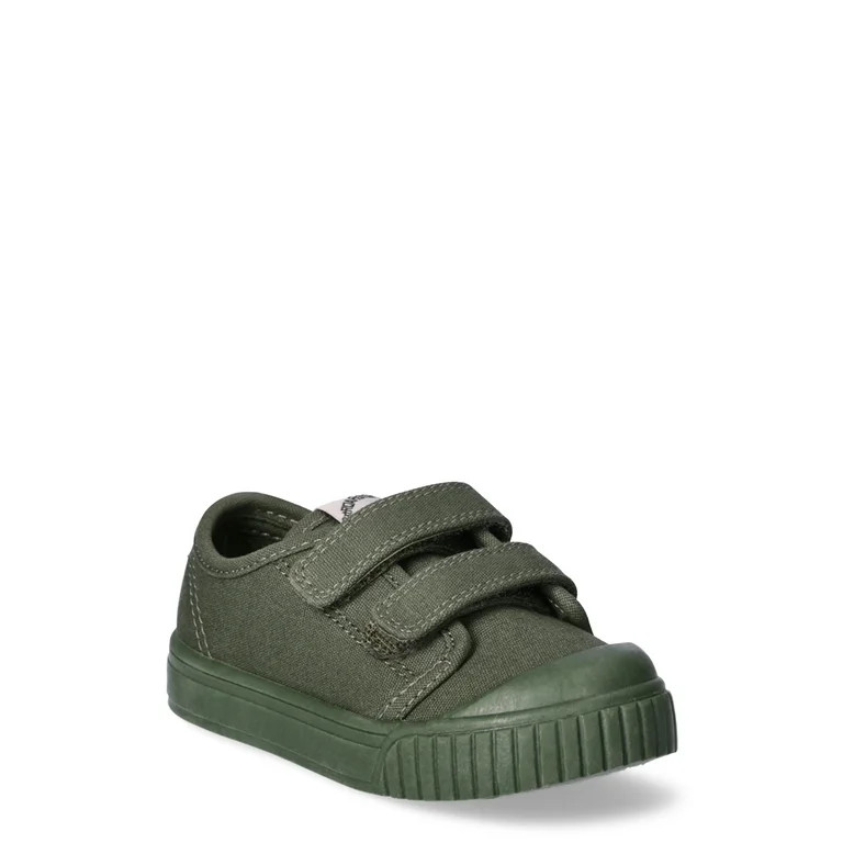 Wonder Nation Baby & Toddler Kids Two-Strap Bump Toe Sneakers | Walmart (US)