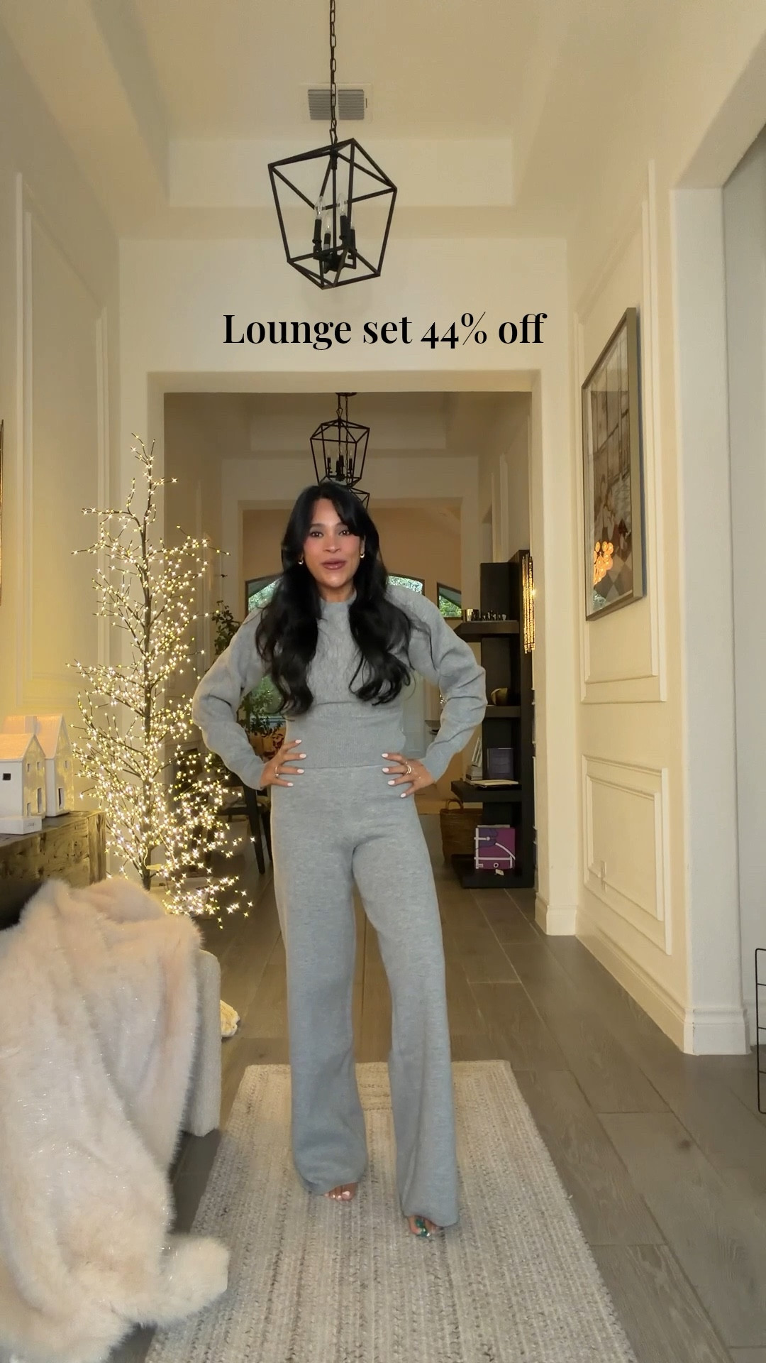 My lounge set is currently on a huge cyber Monday deal totaling a 44% off once you add it to cart!

Wearing S in the top
XS IN THE PANTS

#LTKCyberWeek #LTKPetite #LTKGiftGuide