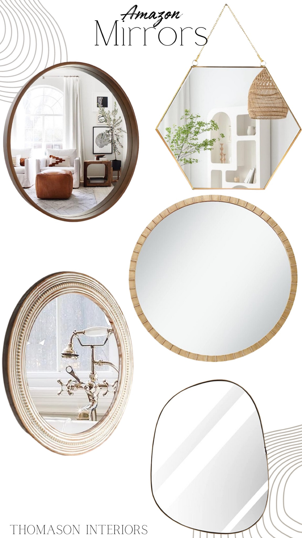 Mirror mirror on the wall, Amazon has them all! Check out these cute mirrors for your next project😍

#LTKFind #LTKstyletip #LTKhome